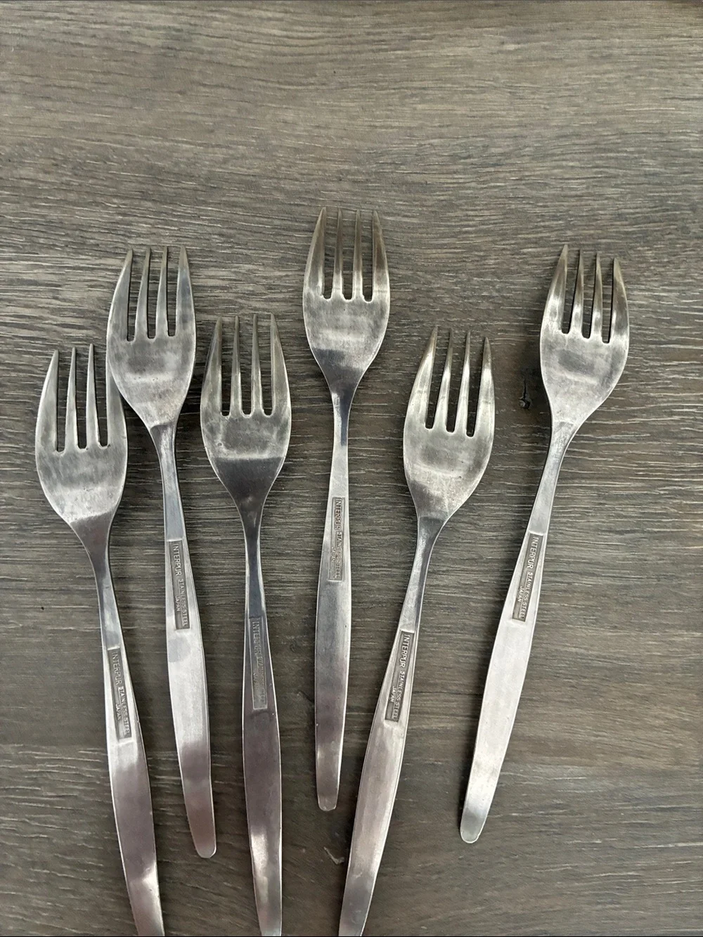 Vintage Interpur Jardinera Daisy and Floral Stainless Steel Japan Flatware